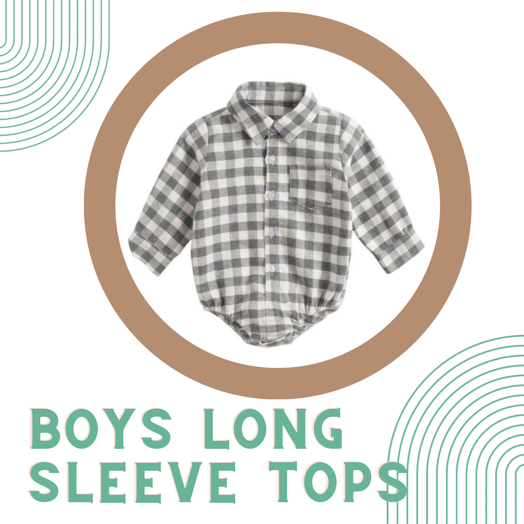 Boys Long Sleeve Rompers